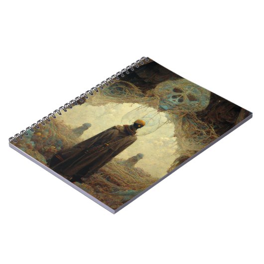 Das Entryway Dark Fantasy Sci-Fi Notizblock (Linke Seite)