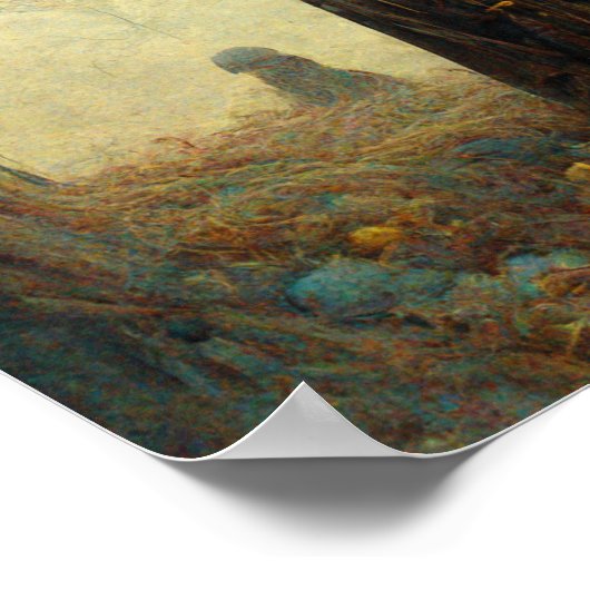 Das Entryway Dark Fantasy Sci-Fi Poster (Ecke)