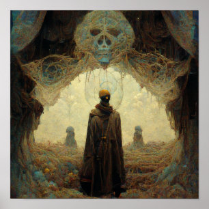 Das Entryway Dark Fantasy Sci-Fi Poster
