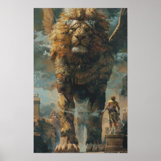 Das Epic von Gilgamesh Inspiriertes Poster (Vorne)