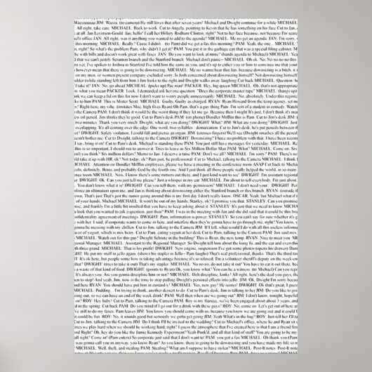 Das Episode-Skript des Office-Pilotprogramms Poster (Vorne)