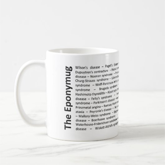 Das Eponymug Kaffeetasse (Links)