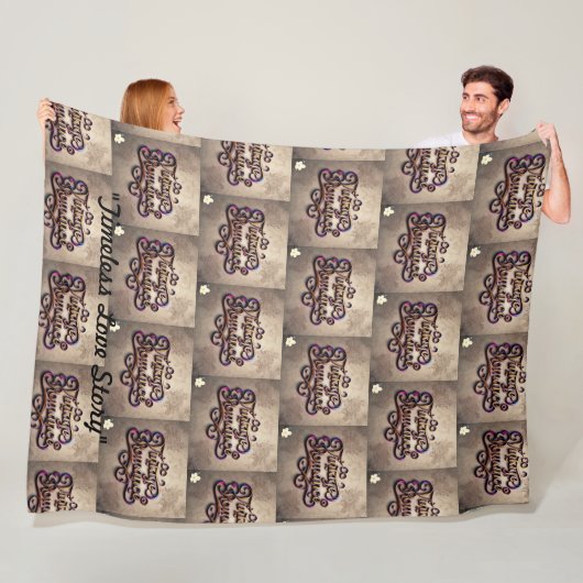 "Das Erbe der Luxus-Liebe" Fleecedecke (Beispiel)