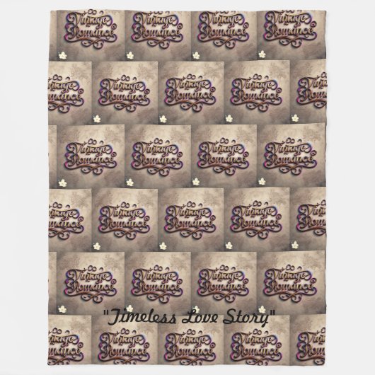 "Das Erbe der Luxus-Liebe" Fleecedecke (Vorderseite)