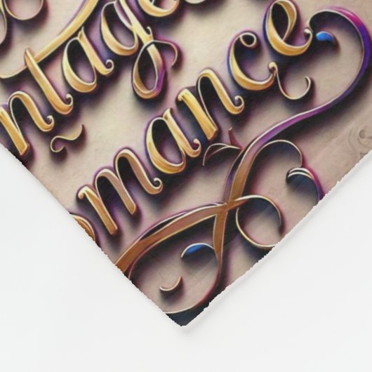 "Das Erbe der Luxus-Liebe" Fleecedecke (Ecke)