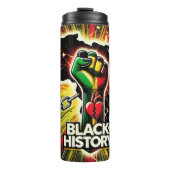 Das Erbe der schwarzen Geschichte und der Kulturst Thermosbecher (Vorderseite)