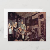 Das Erbe " von Hogarth William Postkarte (Vorne/Hinten)