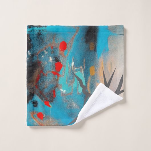 Das Erdbeben Badhandtuch Set (Waschlappen)