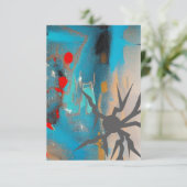 Das Erdbeben Dankeskarte (Stehend Vorderseite)