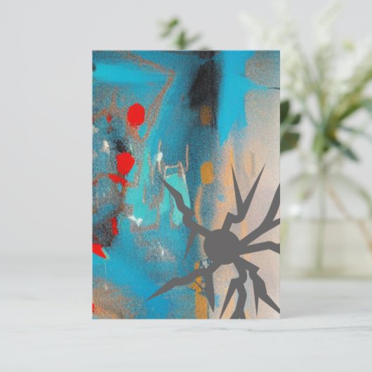 Das Erdbeben Dankeskarte (Stehend Vorderseite)