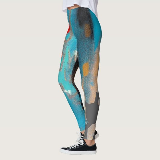 Das Erdbeben Leggings (Links)