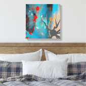 Das Erdbeben Leinwanddruck (Insitu (Schlafzimmer))