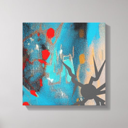 Das Erdbeben Leinwanddruck (Vorderseite)