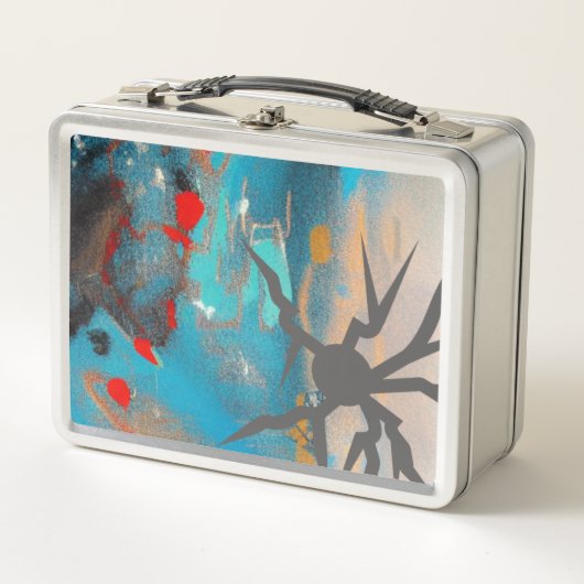 Das Erdbeben Metall Brotdose (Vorderseite)