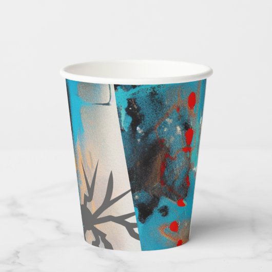 Das Erdbeben Pappbecher (Rückseite)