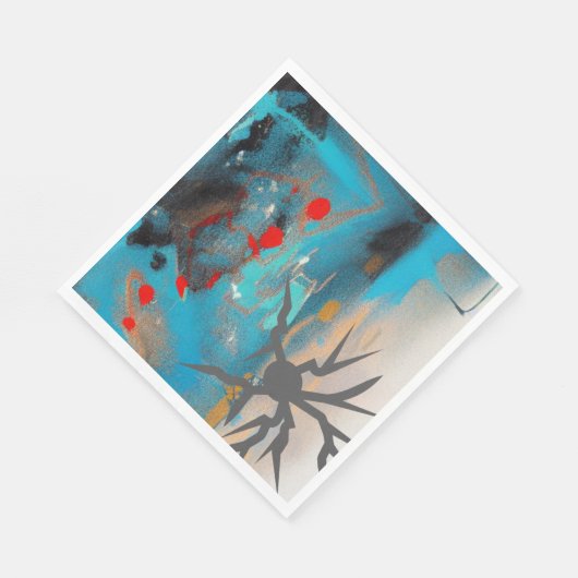 Das Erdbeben Serviette (Ecke)