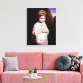 Das Erdbeermädchen Leinwanddruck (Insitu (Wohnzimmer))