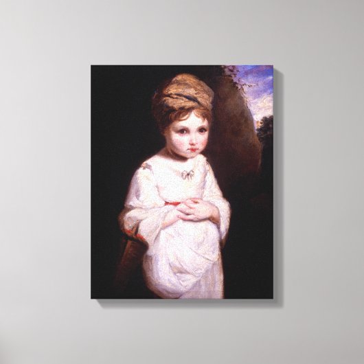 Das Erdbeermädchen Leinwanddruck (Vorderseite)