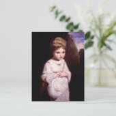 Das Erdbeermädchen Postkarte (Stehend Vorderseite)