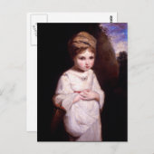 Das Erdbeermädchen Postkarte (Vorne/Hinten)