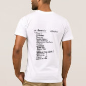 "Das Erdo" der Limone Credo-T - Shirt der Männer (Rückseite)