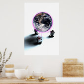 Das Erdplakat nutzen Poster (Küche)