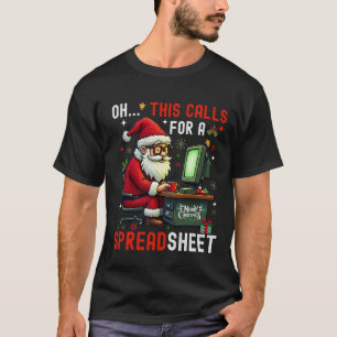Das erfordert eine Tabelle für hässliche Weihnacht T-Shirt