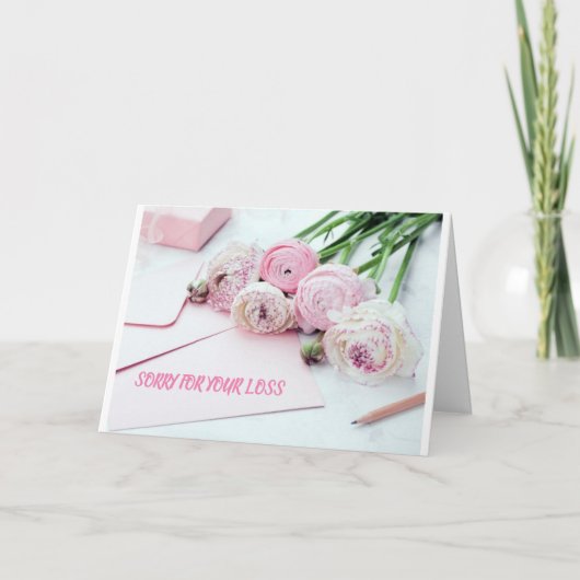 DAS ERINNERN IHRER LIEBTEN IN ZEIT DES VERLUSTS KARTE (Vorderseite)