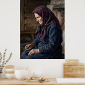 Das Erinnernde Frauen Geist Portrait Poster (Küche)