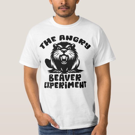Das Erlebnis-Funny des gry Beaver T-Shirt (Vorderseite)