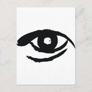 Das erleuchtete Auge Postkarte
