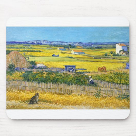 Das Erntekatzen-Mauspad Mousepad (Vorne)