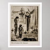 Das Erreichen des Sangreal, von 'Le Morte d'Ar Poster (Vorne)