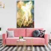 Das Erscheinungsbild, Angel Art Print auf Leinwand (Insitu (Wohnzimmer))