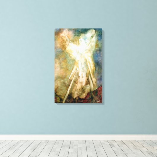 Das Erscheinungsbild, Angel Art Print auf Leinwand (Insitu (Holzboden))