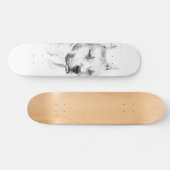 Das erschöpfte Pitbull Skateboard (Horizontal)