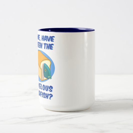 Das erstaunliche Breadfish Zweifarbige Tasse (Mittel)