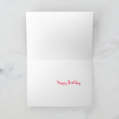 Das erste 1-jährige Geburtstag Karte (Innenseite)