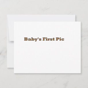 Das erste Bild des Babys Das MUSEUM Zazzle Geschen