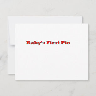 Das erste Bild des Babys Das MUSEUM Zazzle Geschen