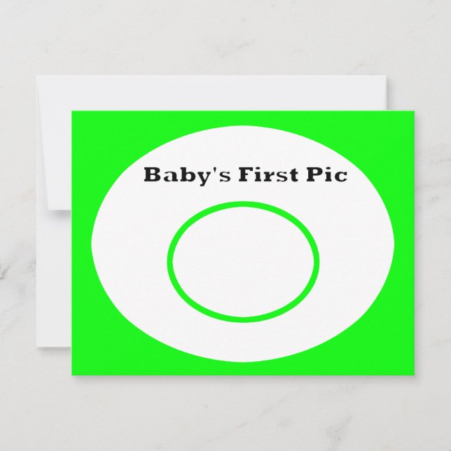 Das erste Bild des Babys Das MUSEUM Zazzle Geschen (Vorderseite)