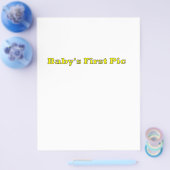 Das erste Bild des Babys Das MUSEUM Zazzle Geschen Flyer (Einzeln)