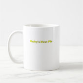 Das erste Bild des Babys Das MUSEUM Zazzle Geschen Kaffeetasse (Links)