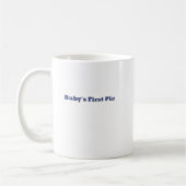 Das erste Bild des Babys Das MUSEUM Zazzle Geschen Kaffeetasse (Links)