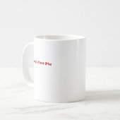 Das erste Bild des Babys Das MUSEUM Zazzle Geschen Kaffeetasse (Vorderseite Links)