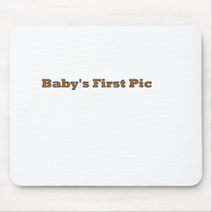 Das erste Bild des Babys Das MUSEUM Zazzle Geschen Mousepad