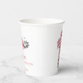 Das erste Blume-Kreuz des heiligen Kommunion Chic Pappbecher (Rechts)