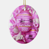 Das erste Christimas des Babys Keramikornament (Rechts)