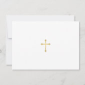 Das erste Communitysimples Foto des Goldenen Kreuz Dankeskarte (Rückseite)