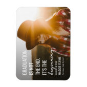 Das erste EDITABLE FARBEN Abschluss Magnet (Vertikal)